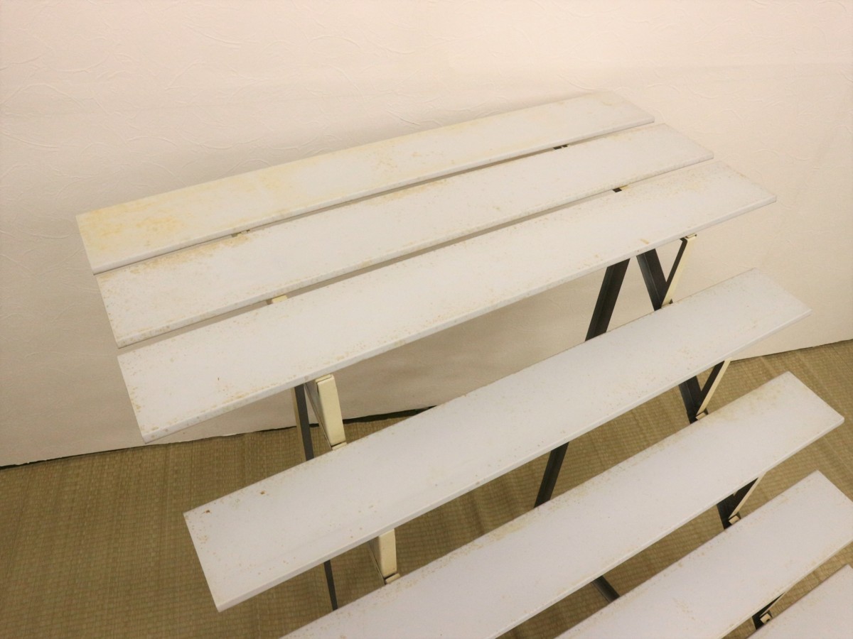 ひな壇 7段飾り 40号 スチール 毛氈付き ディスプレイ用 大得価，HOT