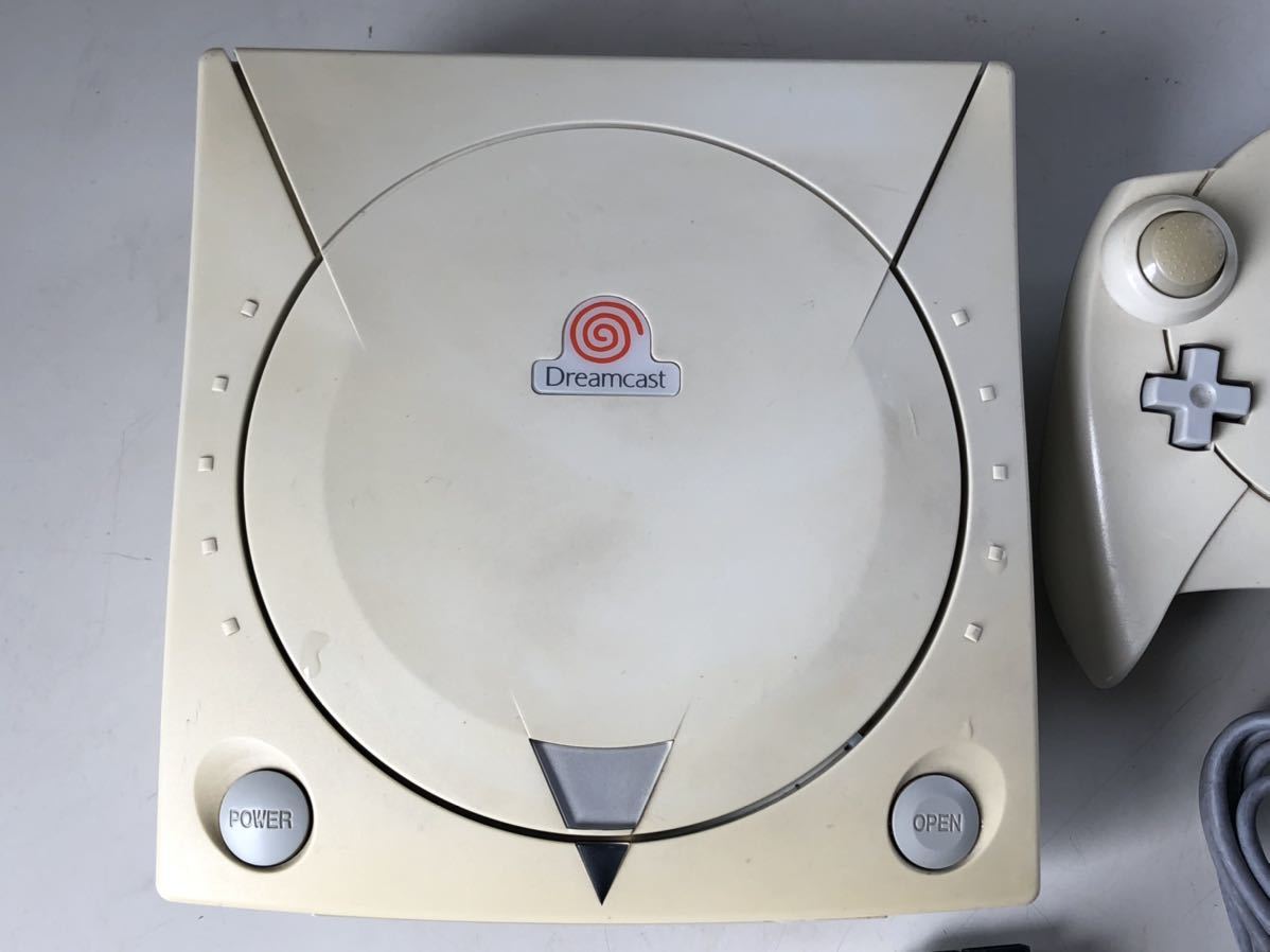 Dreamcast HKT-3000 Sega Console HKT-7700 W&frasl; Cotroller Tested Japan ドリームキャスト SEGA - セガ セット 本体＋コントローラー HKT-3000&frasl;HKT