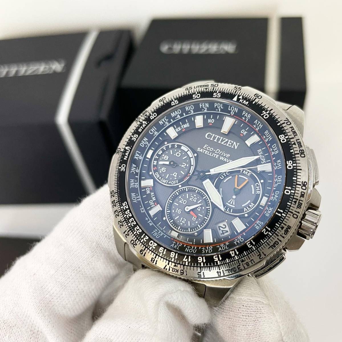 質屋】シチズン 中古 CITIZEN 腕時計 PROMASTER エコ・ドライブ GPS 