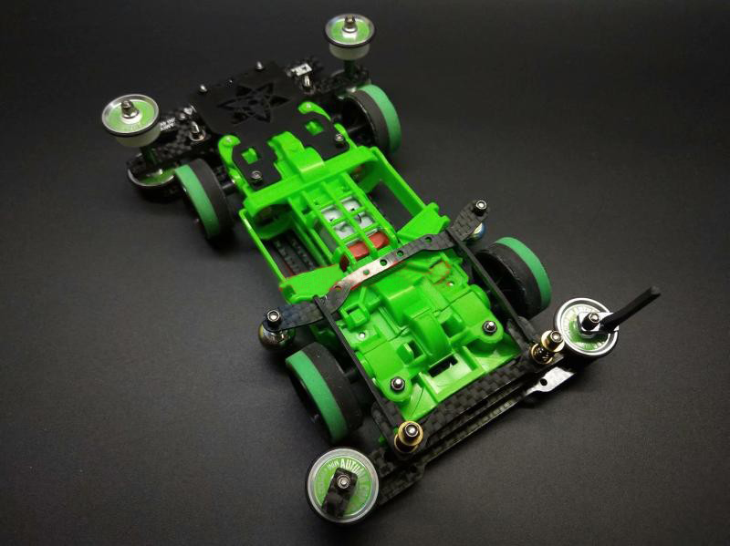 【セール，格安】 タミヤミニ 4WD サスペンション車モデル春 FRP フロントリアブレーキ MSL シャーシ 完成車(ミニ四駆)｜売買されたオークション情報、yahooの商品情報をアーカイブ公開 - オークファン ミニ四駆