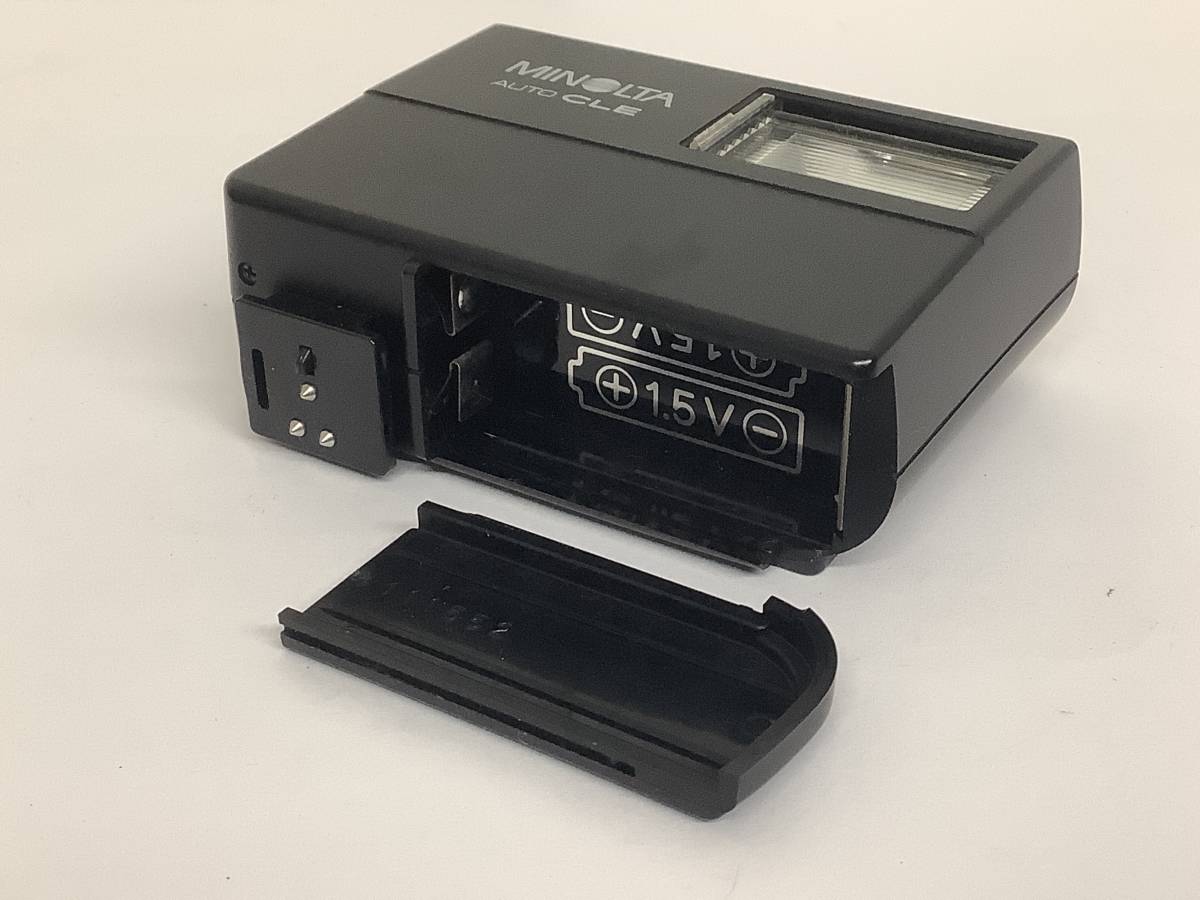 昭和レトロ 当時物「Minolta ミノルタ CLE カメラ用 フラッシュ AUTO