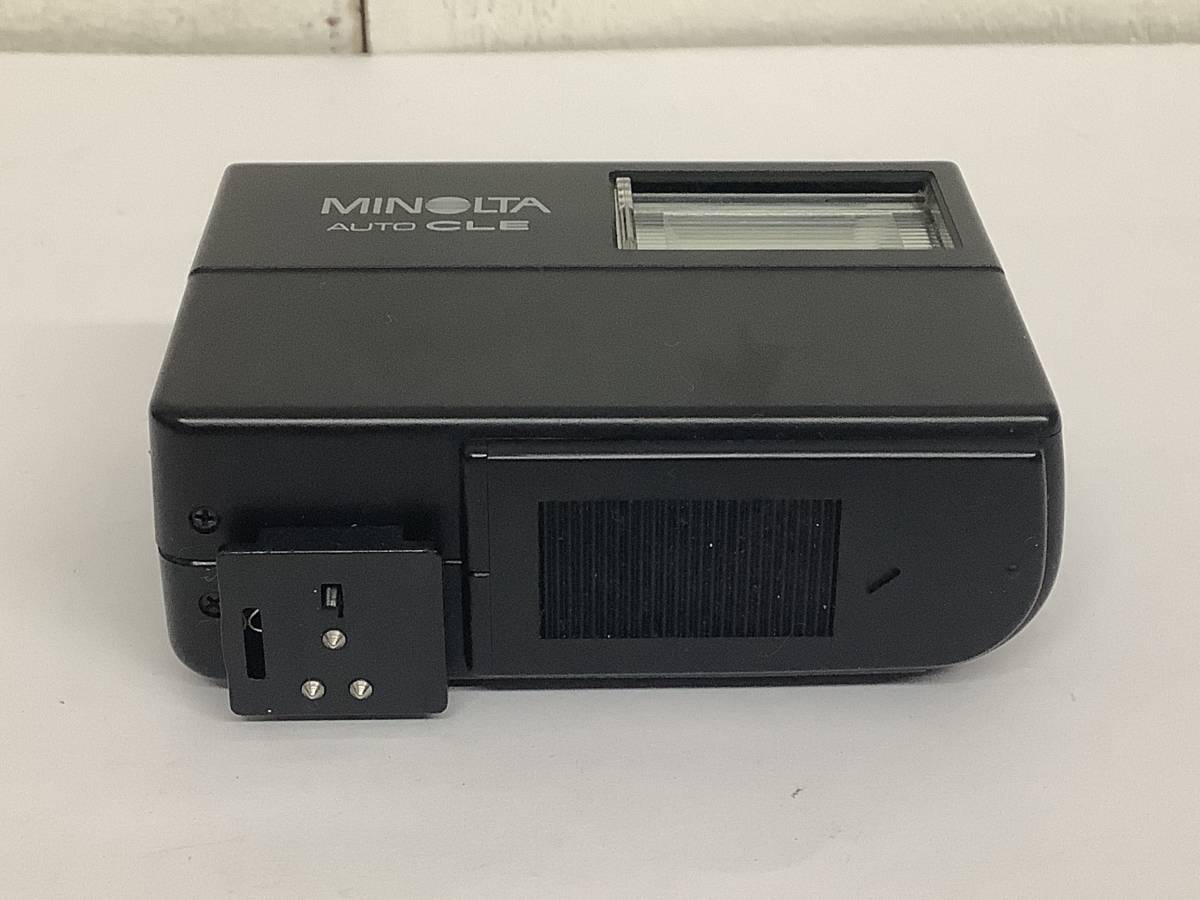 昭和レトロ 当時物「Minolta ミノルタ CLE カメラ用 フラッシュ AUTO