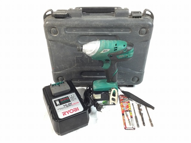 14.4V リョービ 充電式 リョービ(RYOBI) 充電式インパクトドライバ インパクトドライバー : RYOBI BID-1415 中古品RYOBI(リョービ) 公式通販 14.4v充電式インパクト 値下げしました 15286RYOBI バッテリー 0