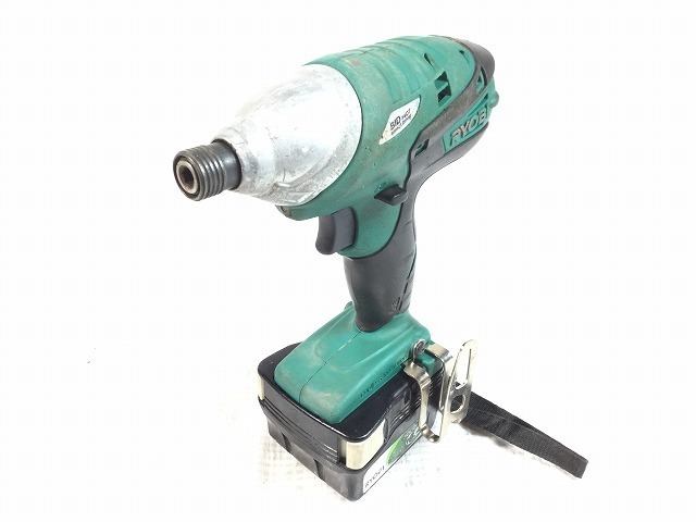 14.4V リョービ 充電式 リョービ(RYOBI) 充電式インパクトドライバ インパクトドライバー : RYOBI BID-1415 中古品RYOBI(リョービ) 公式通販 14.4v充電式インパクト 値下げしました 15286RYOBI バッテリー 0
