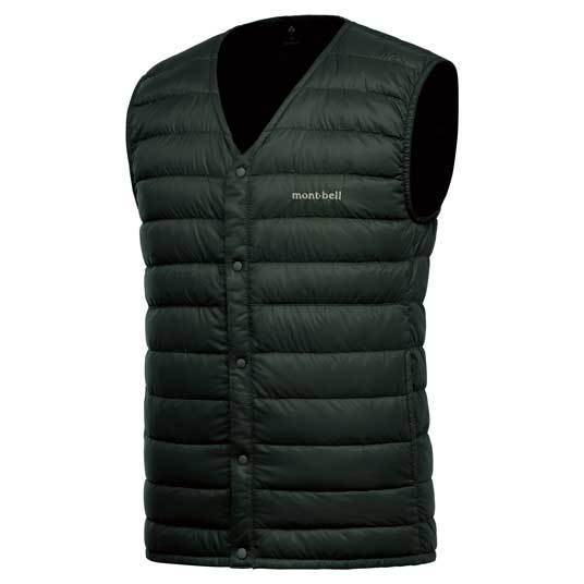 モンベル スペリオダウンVネックベスト Men's ブラック Sサイズ mont-bell