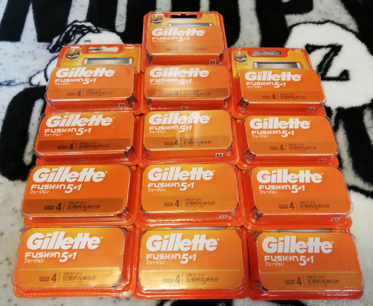 ◎Gillette Fusion 5＋1　プログライドパワー　4個入り 13箱（52個）セット　新品未開封　送料無料◎_1