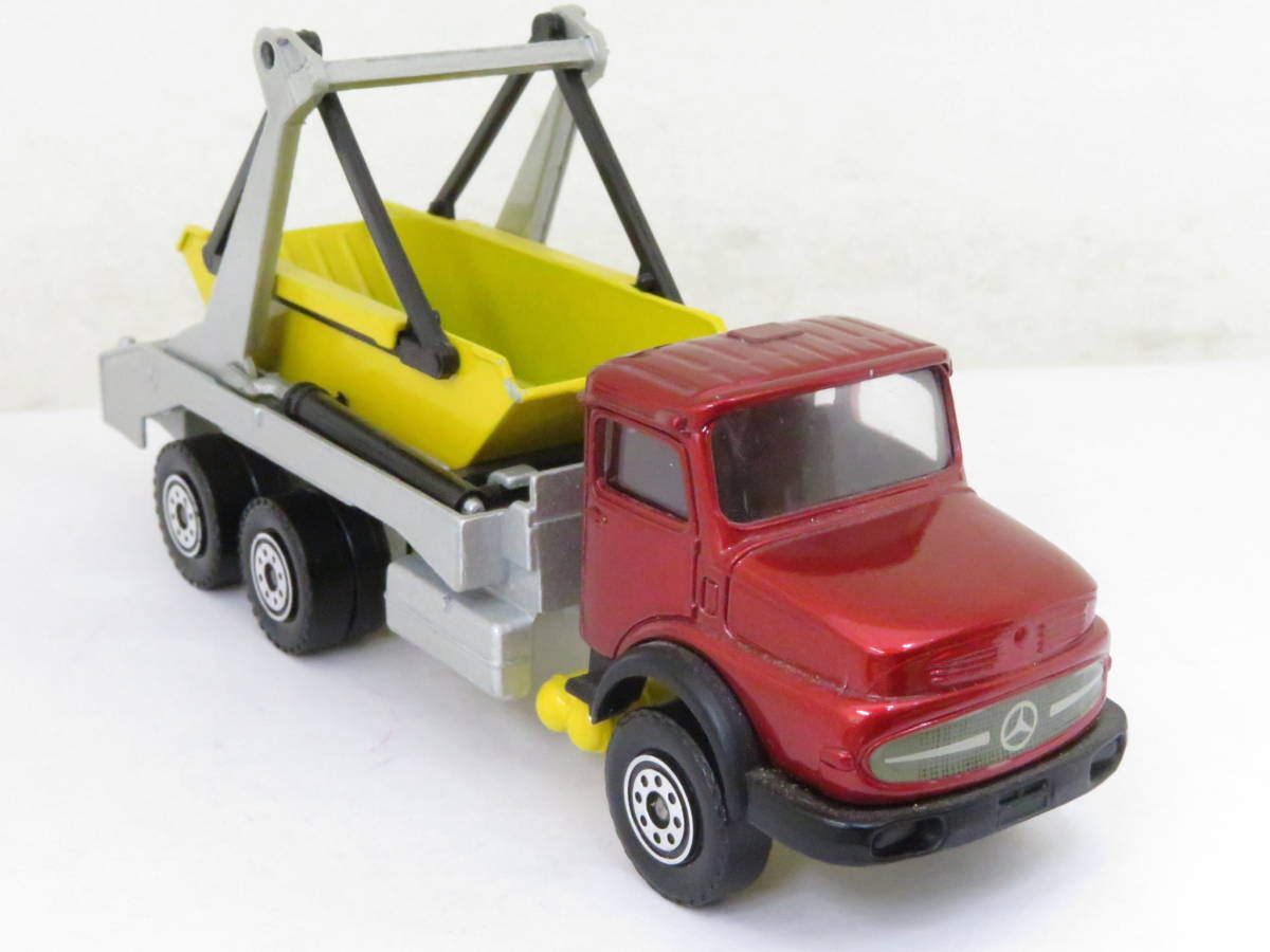 solido Mercedes BENZ bennes marrel メルセデスベンツ ダンプ 箱無 約14cm フランス製 ニレレ