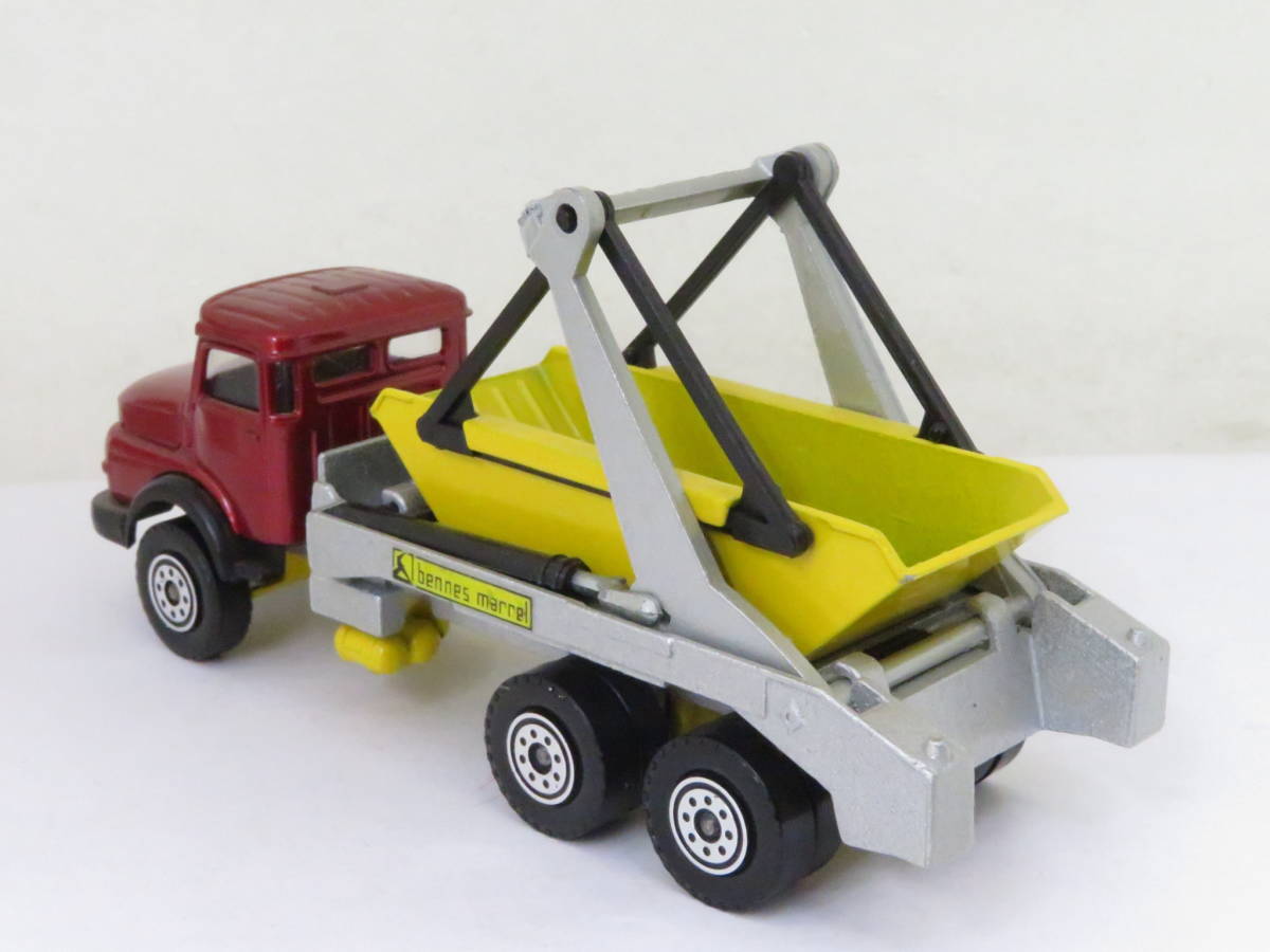 solido Mercedes BENZ bennes marrel メルセデスベンツ ダンプ 箱無 約14cm フランス製 ニレレ