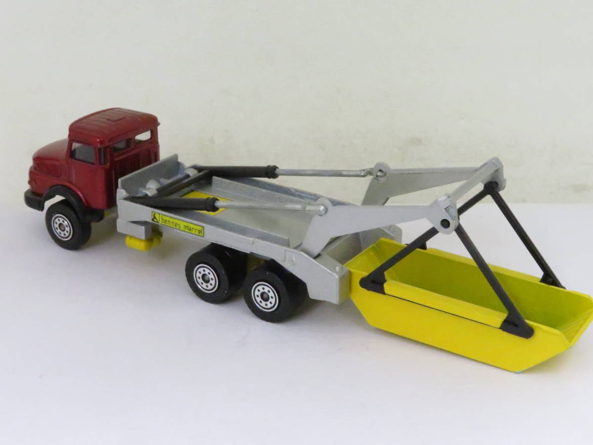 solido Mercedes BENZ bennes marrel メルセデスベンツ ダンプ 箱無 約14cm フランス製 ニレレ