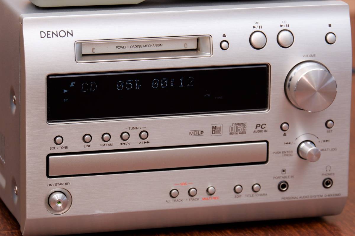 DENON D-MX33 CD/MD/TUNER/USB-DAC ミニコンポ