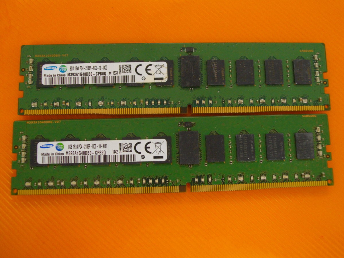 SAMSUNG 8GB DDR4 Samsung ワークステーション用メモリ PC3-12800R 0 