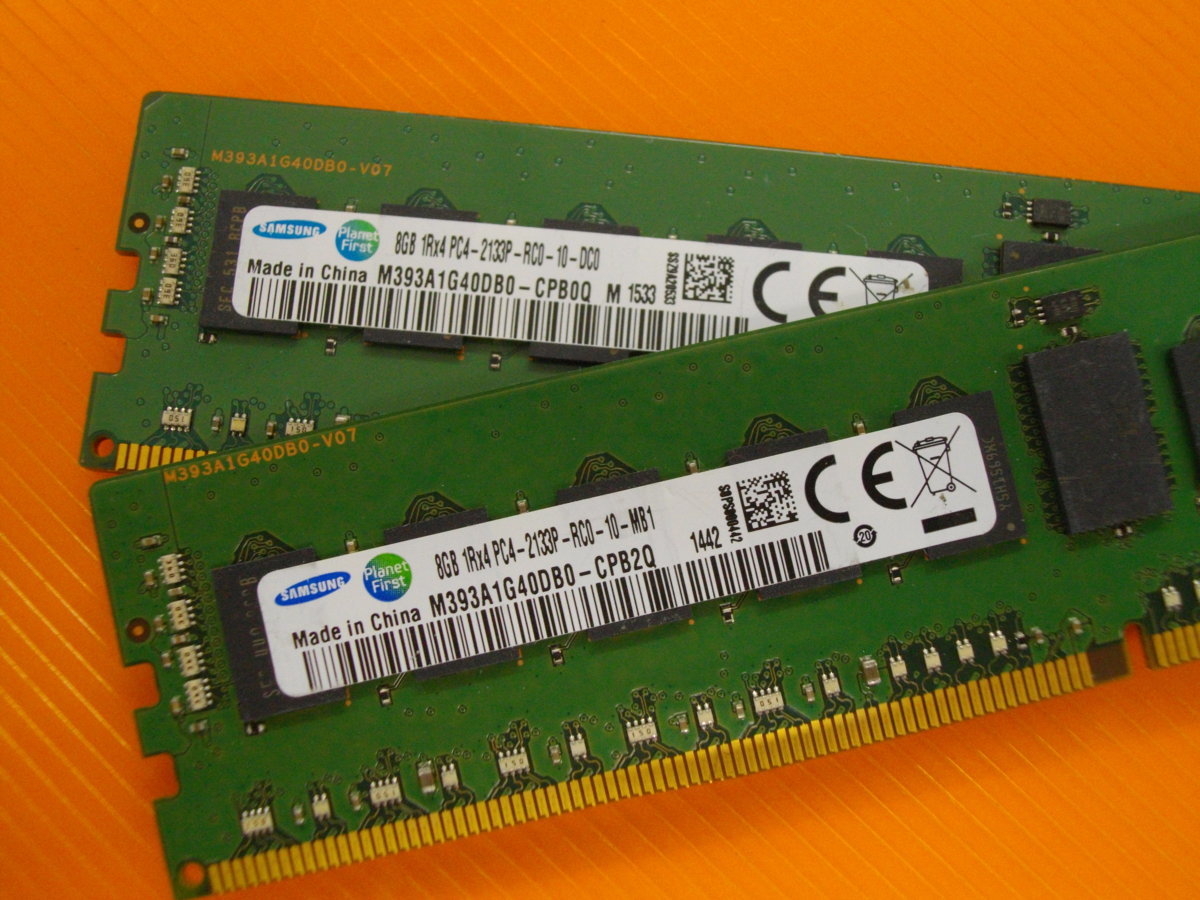 SAMSUNG 8GB DDR4 Samsung ワークステーション用メモリ PC3-12800R 0 