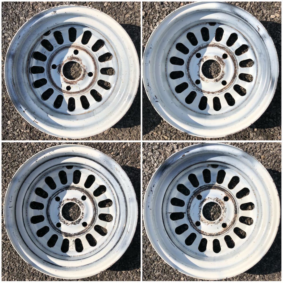 4穴 J12×3.50B ホイール - 2026年最新Yahoo!オークション 12インチ シルバー 社外 スチール 4本 中古ホイール 軽 三菱ミニキャブ PCD14.3 ハブ径58mm 北海道の12インチの中古が安い！激安で譲ります・無料であげます