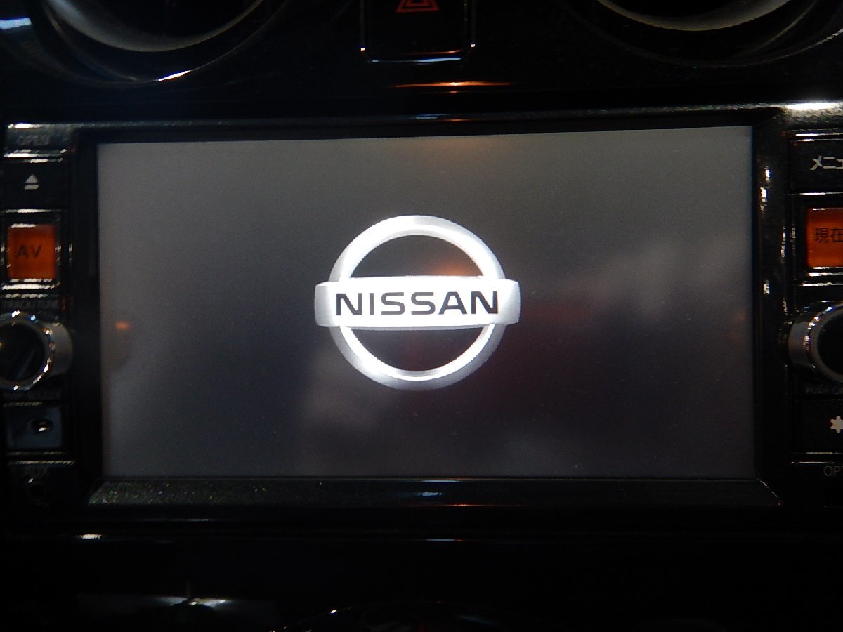 中古 日産純正 MC313D-W 2016年地図 メモリーナビ/DVD/Bluetooth/フルセグ ワイド2DIN (棚9235-208)