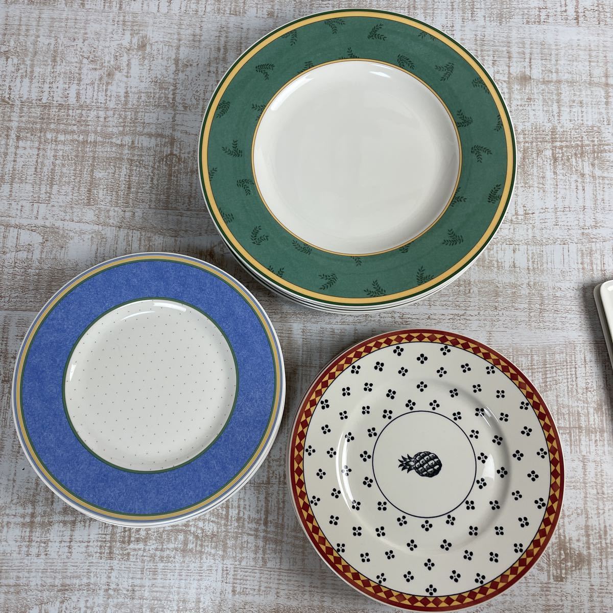 4-137 Y123-1265940 Villeroy＆Boch ビレロイ＆ボッホ パイナップル 中 