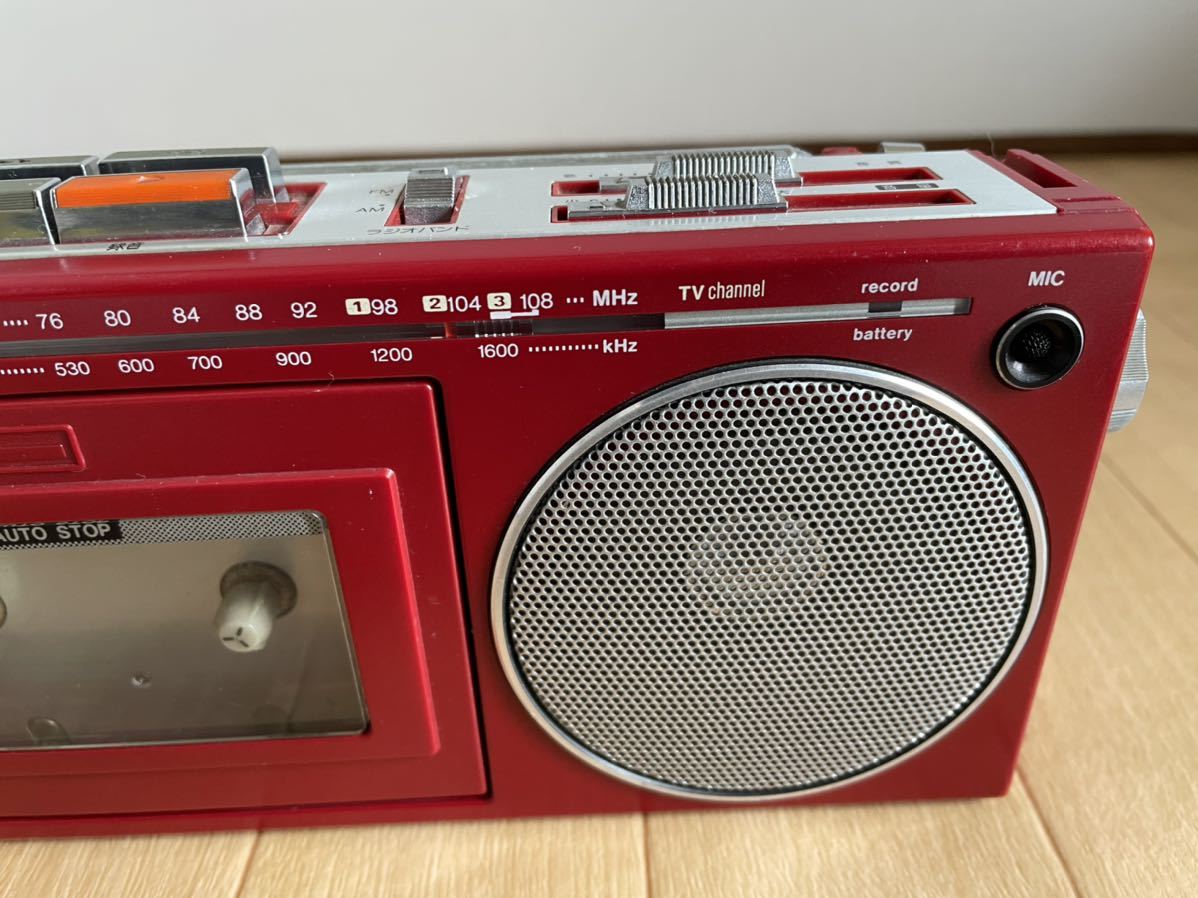 昭和レトロ SANYO サンヨー ラジオカセットレコーダー MR-SS1 ジャンク