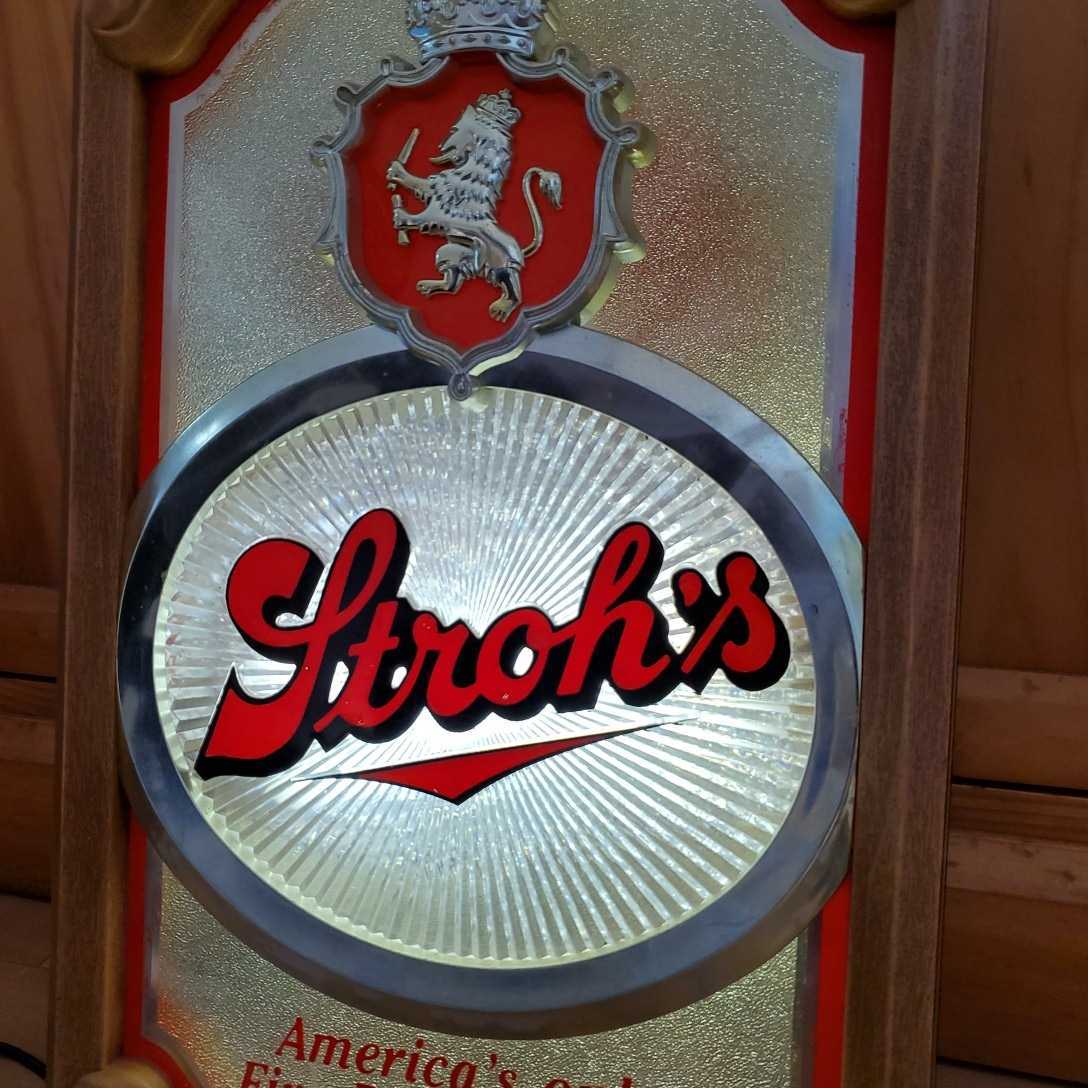 ネオンサイン ネオン管 strohs beer ヴィンテージ看板 ガレージ ストロービール バドワイザー ハイネケン クアーズ コカコーラ ビール看板