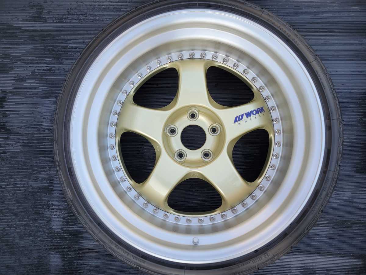 マイスター S1 MEISTER WORK ワーク 深リム 美品 11J Rdisk 19インチ 