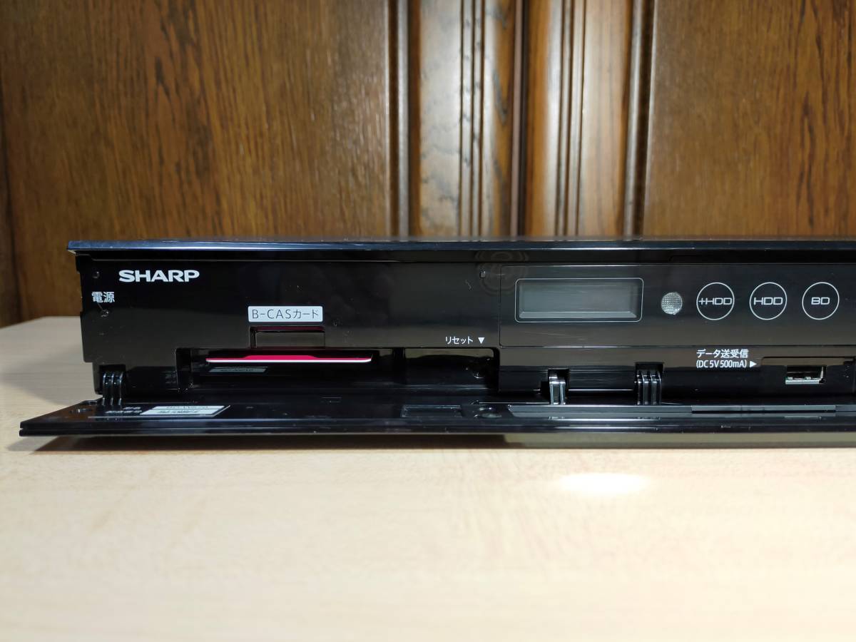 SHARP BD-W570/2番組同時録画可/B-CAS,新品リモコン,HDMI,電源ケーブル 