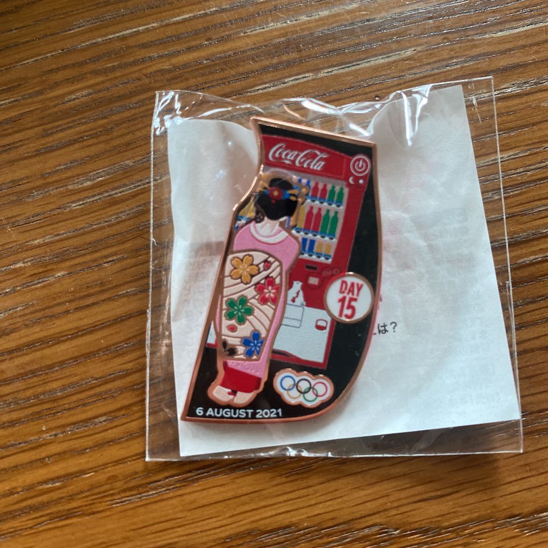 コカコーラ オリンピック デイピン ピンバッジ day15
