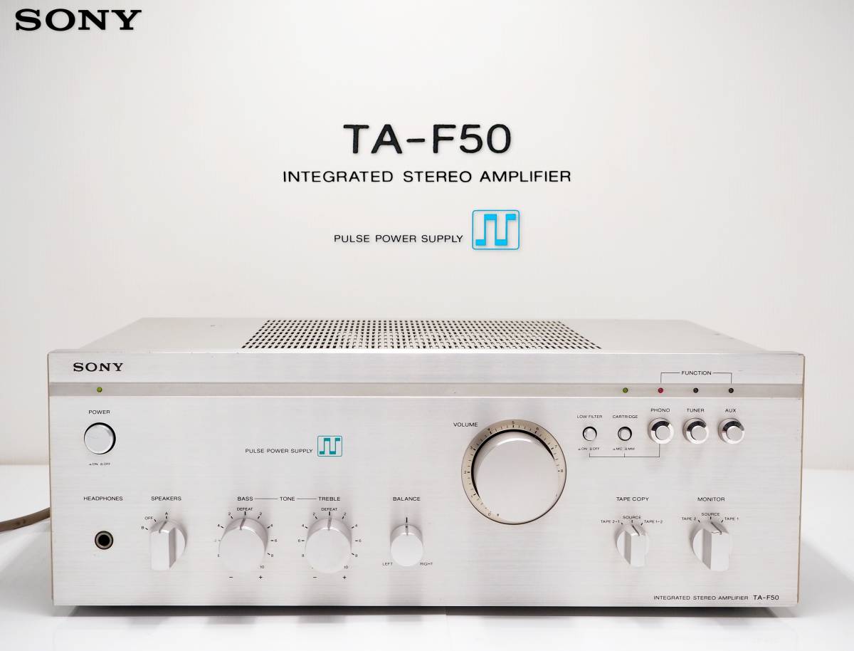  SONY TA-F50 プリメインアンプ 整備済 MCカートリッジ対応機 70年代国産ヴィンテージ機器 ソニー(ソニー)｜売買されたオークション情報、yahooの商品情報をアーカイブ公開 - オークファン ソニー