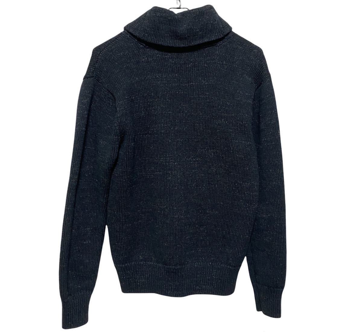 ○【美品】RRL ダブルアールエル/セーター/ショールカラー/インディゴ 