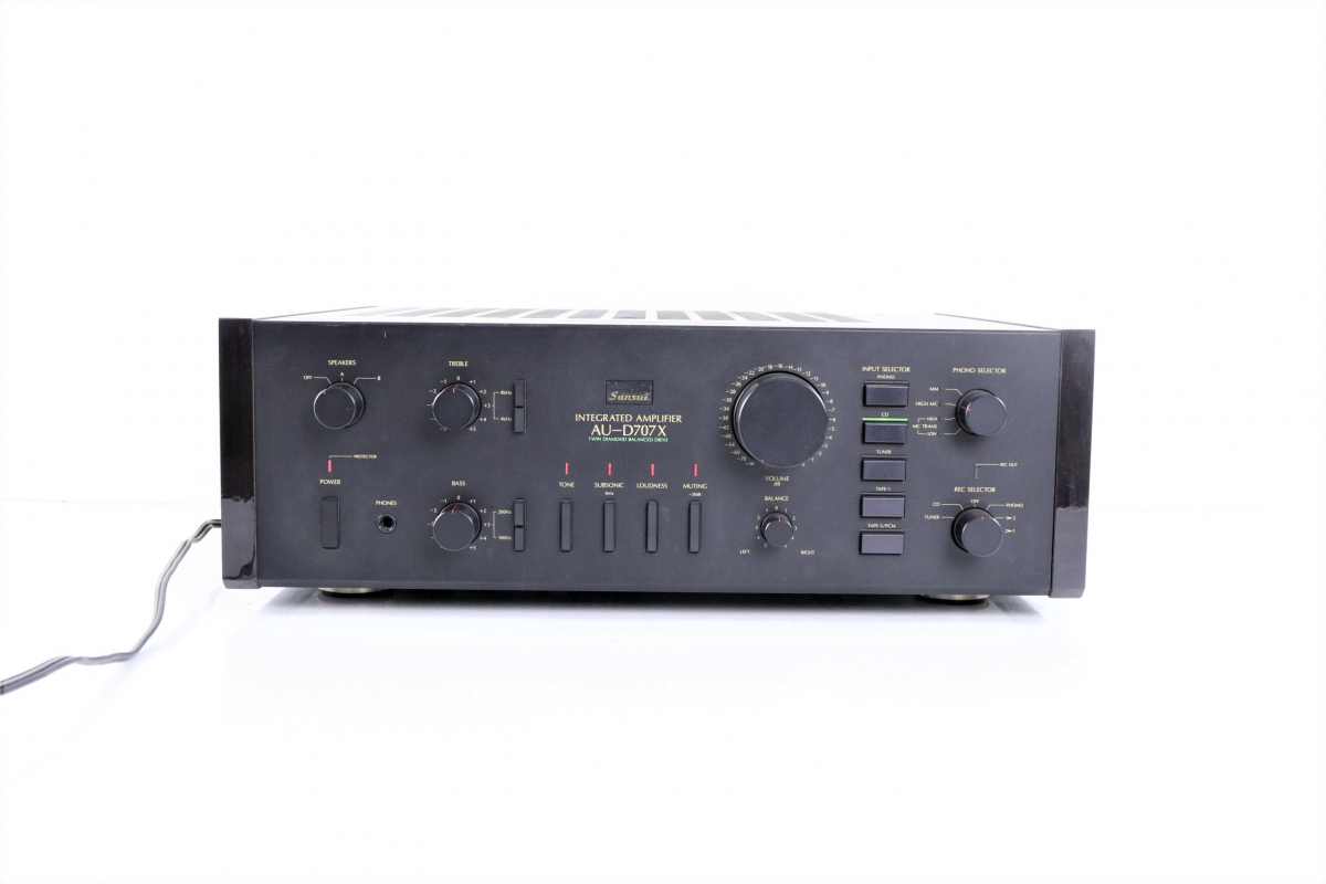 動作良好】Sansui AU-D707X 山水 プリメインアンプ サンスイ 1984年 