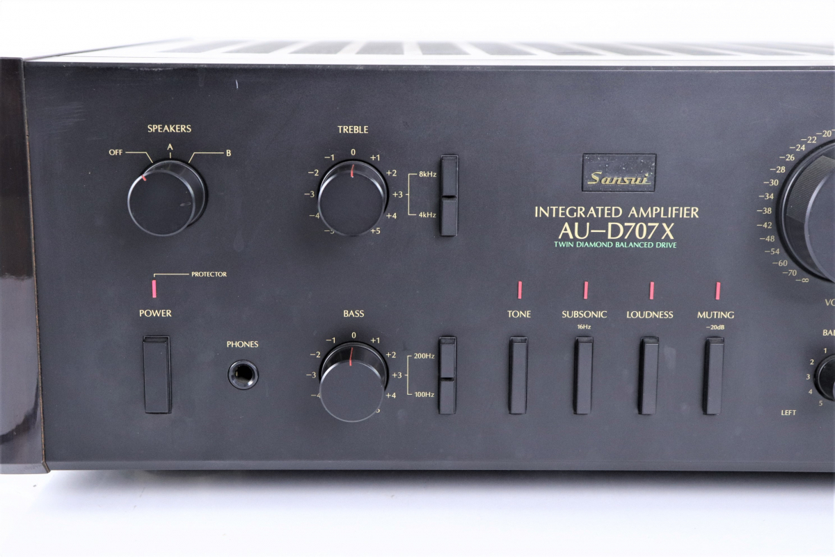 動作良好】Sansui AU-D707X 山水 プリメインアンプ サンスイ 1984年 