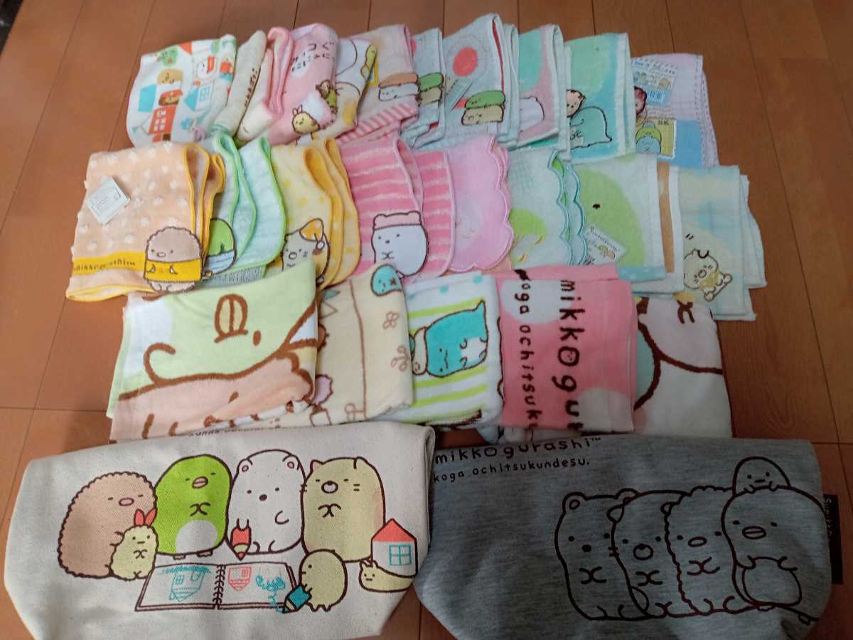 すみっコぐらし | すみっこぐらし トートバッグの通販 FANCL×すみっコぐらしのオリジナルミニトートプレゼント！ ミニタオル まえだ トートバッグ ハンドタオル San-xネット タオルハンカチとハンドクリームのギフト chog-suh01 タオル 保育園 タオル美術館公式 とかげver
