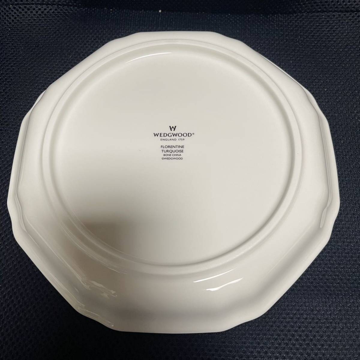 WEDGWOOD ウェッジウッド フロレンティーン ターコイズ オクタゴナル