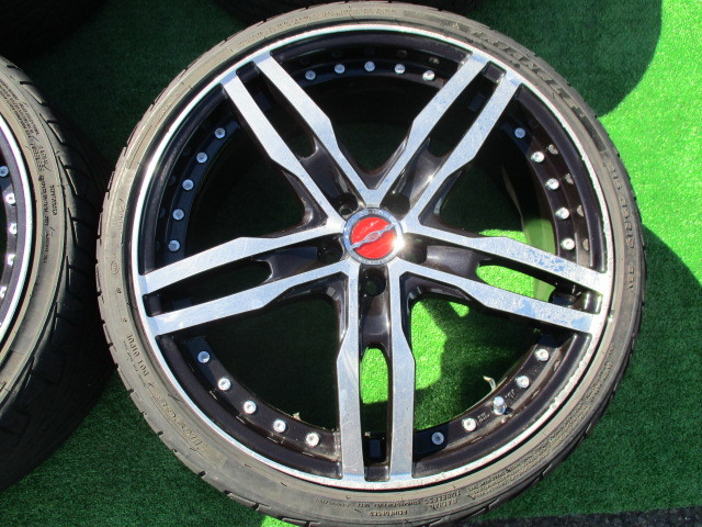AME SHALLEN XF-55 シャレン 7.5J +45 PCD100 30.50系 プリウス ウィッシュ等 自社配送 手渡し歓迎(C0868)