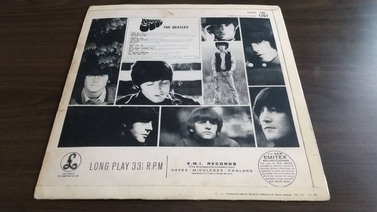 BEATLES RUBBER SOUL UK mono 1st！ ラウドカット盤！ Soul Beatles