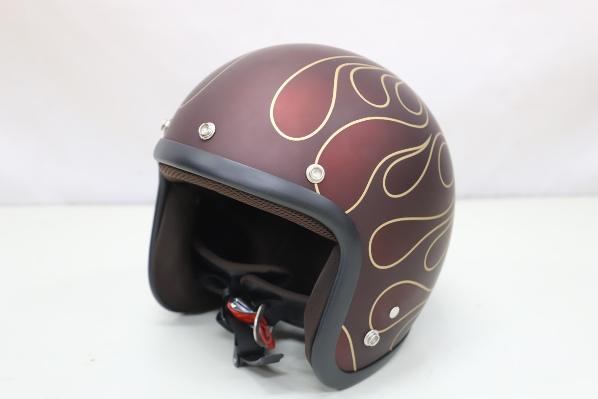 STEALTH 72JAM ジェットヘルメット レッド(E4028)