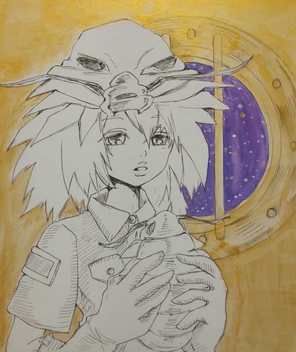 手描きイラスト オリジナル 中色紙 ペン画 アクリルガッシュ 少女 ダイオウグソクムシ 手描きイラスト 売買されたオークション情報 Yahooの商品情報をアーカイブ公開 オークファン Aucfan Com