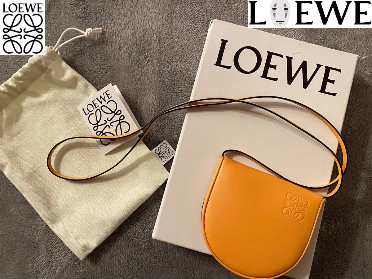 ロエベLOEWE ヒールポーチスモール （ショルダーバッグコインケース 