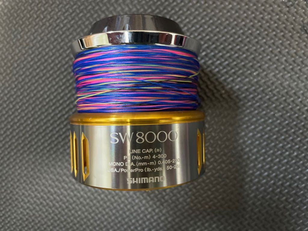 シマノ 0 スプール 中古 スペアスプール 15' 15ツインパワーSW 8000