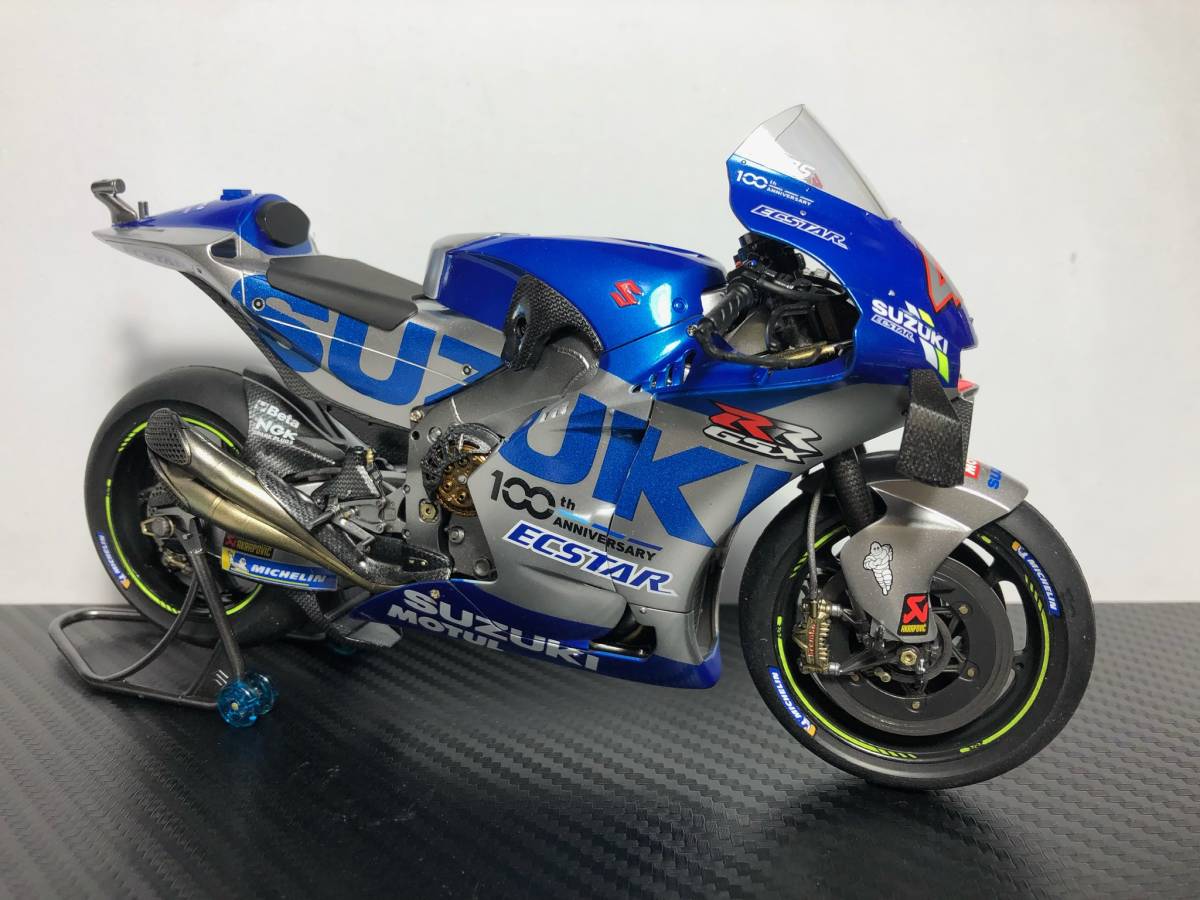 タミヤ 1/12 チームスズキ エクスター GSX-RR '20 #42 塗装完成品