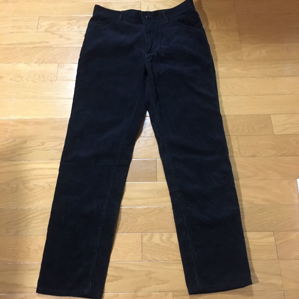 ネイバーフッド コーデュロイトラウザー S ブラック 新品未使用　タグ袋なし　ゆうパック60 neighborhood 自宅保管品