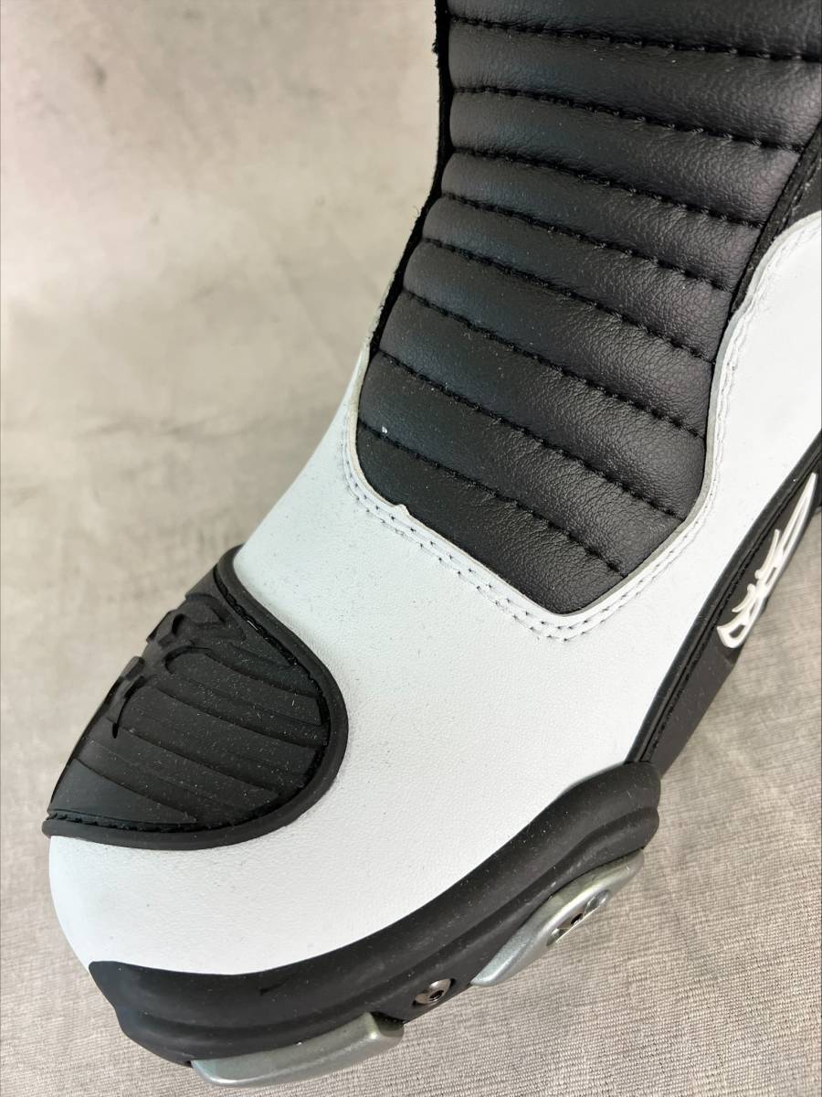 新品未使用 BERIK ベリック レーシングブーツ BLACK/WHITE EU44 【28cm 