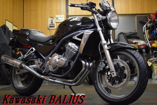 Kawasaki バリオス ZR250A 1994年 A4 JMCA認定モリワキTOURERマフラー