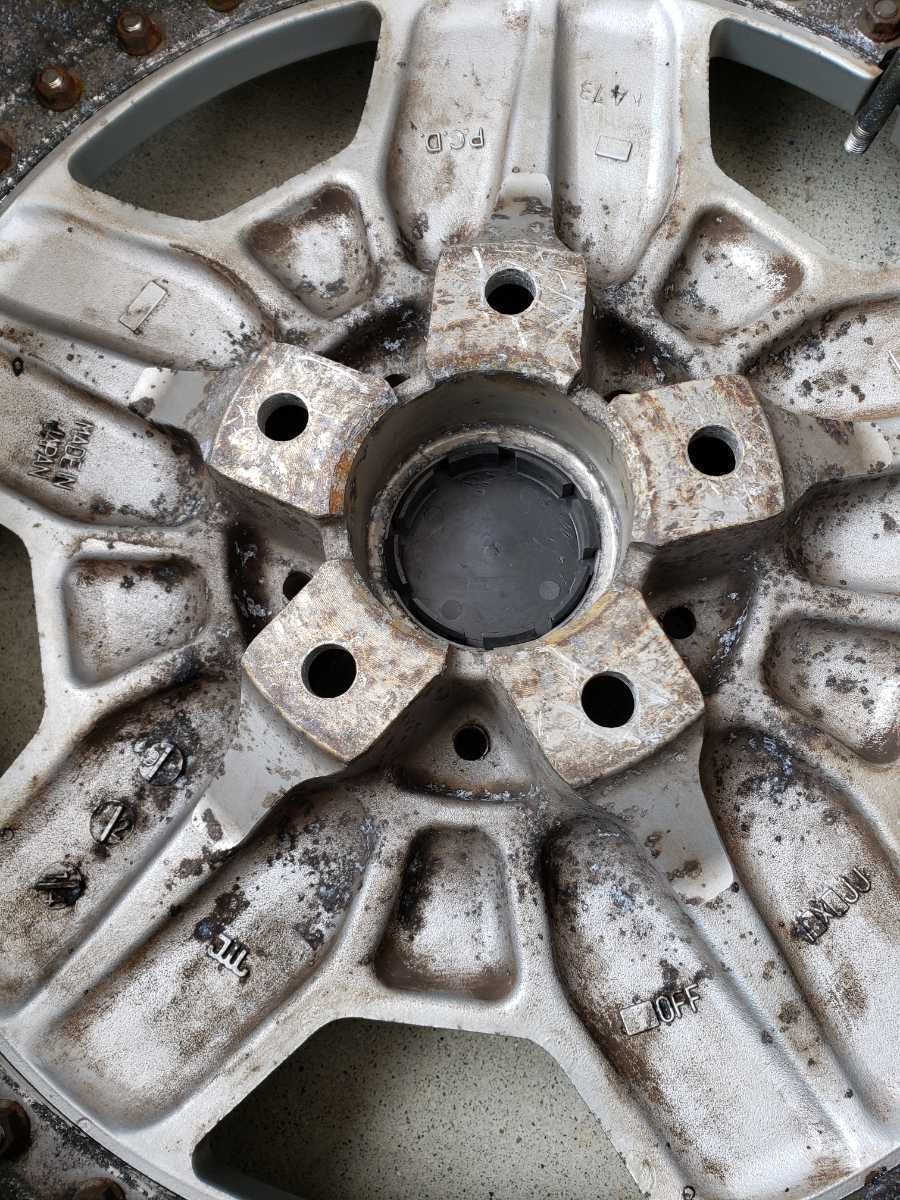 ☆中古美品☆ロマーナ ディッシュ 17インチ 17×9JJ+45 PCD114.3 