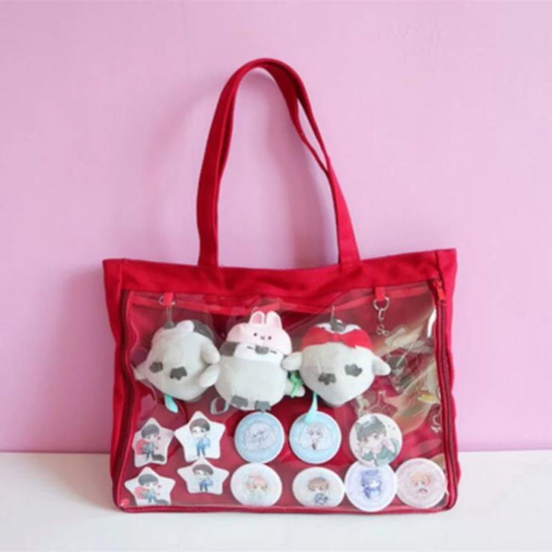 トートバッグ 痛バ 痛バッグ オタク 推しバッグ 水色ライトブルー 推し活 缶バッジ 通学 アイドル アニヲタ トートバッグ 売買されたオークション情報 Yahooの商品情報をアーカイブ公開 オークファン Aucfan Com