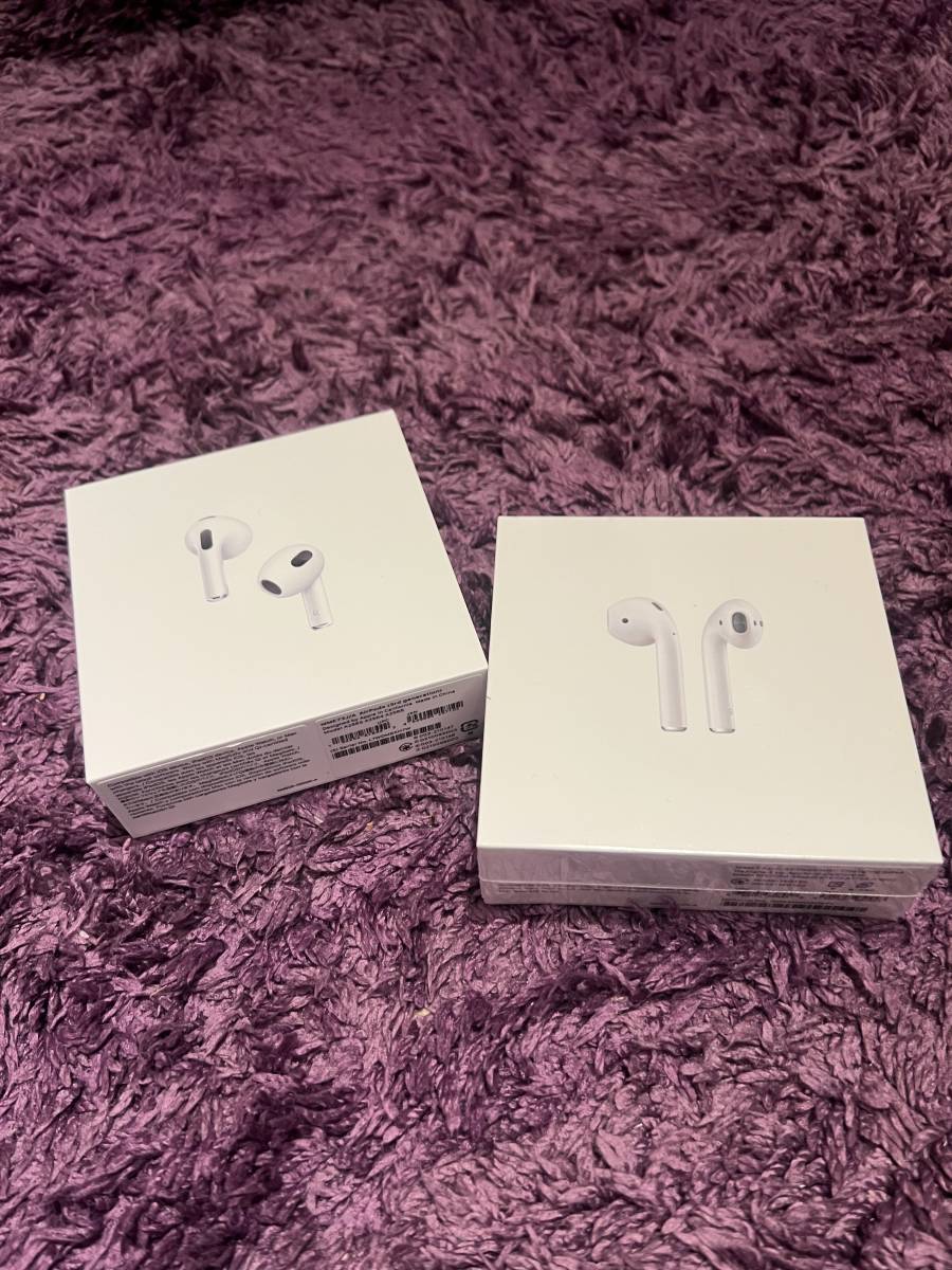 Apple 正規品 新品 未開封 AirPods 第三世代 MME73J/A MMEF2J/A セット