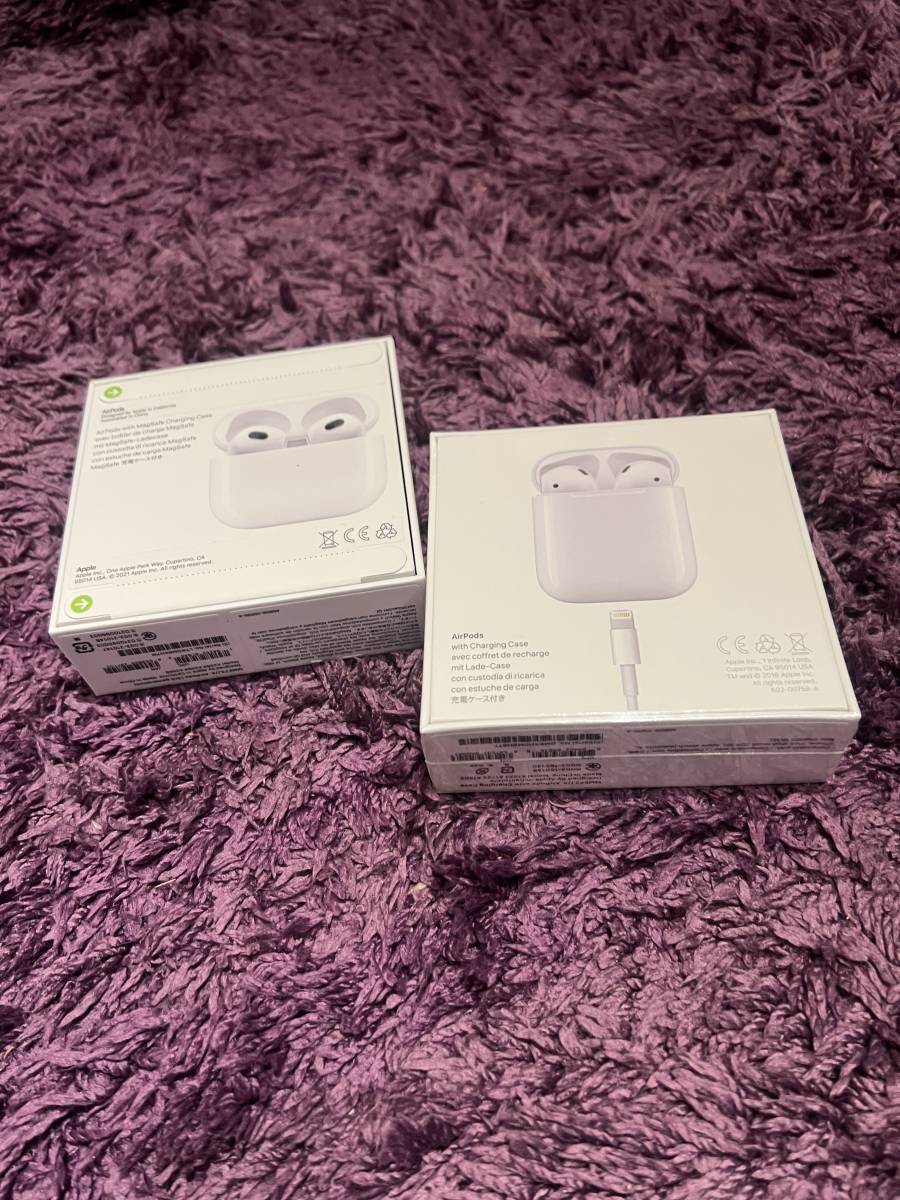Apple 正規品 新品 未開封 AirPods 第三世代 MME73J/A MMEF2J/A セット
