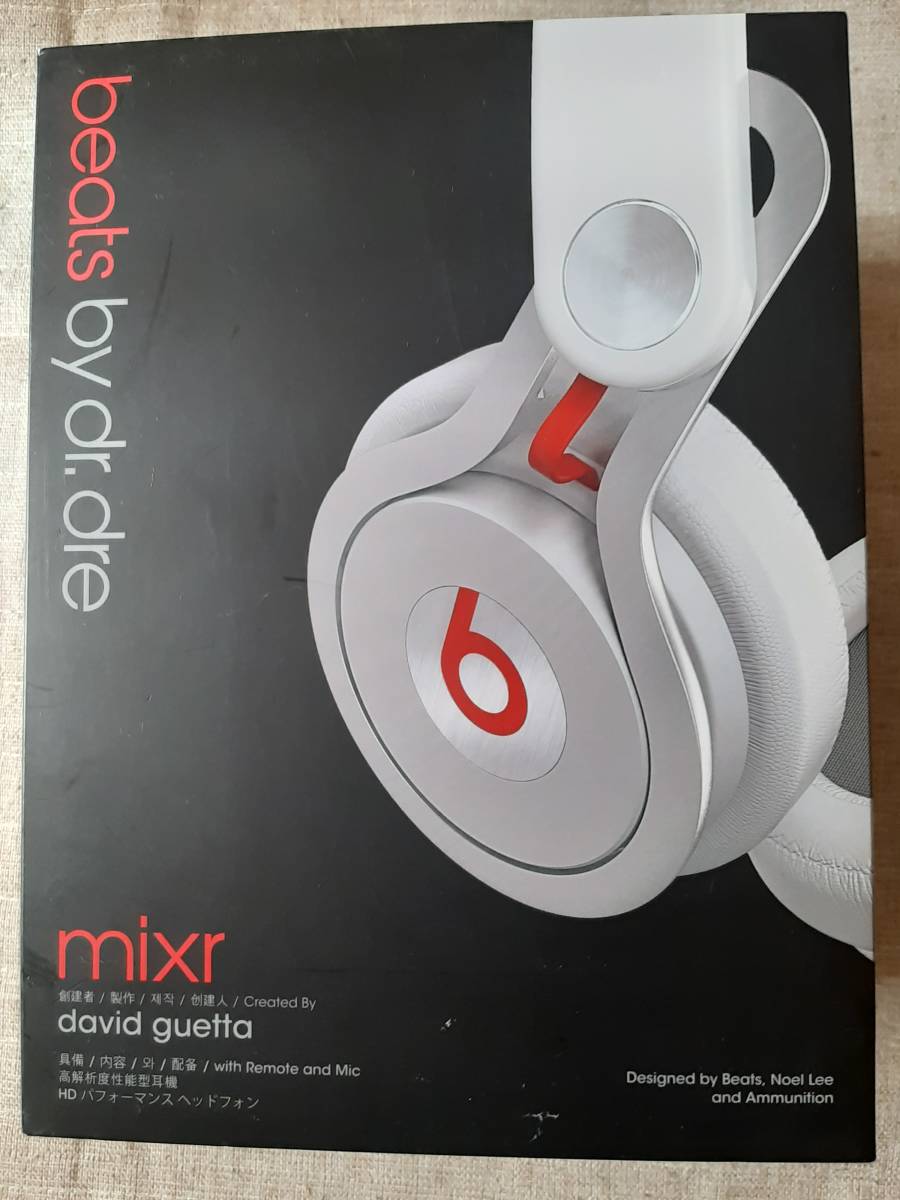 最安値，豊富な beats by dr.dre mixr ダイナミック密閉型DJヘッドフォン ホワイト 付属品完備 完動品 程度良好(ヘッドフォン)｜売買されたオークション情報、yahooの商品情報をアーカイブ公開 - オークファン その他