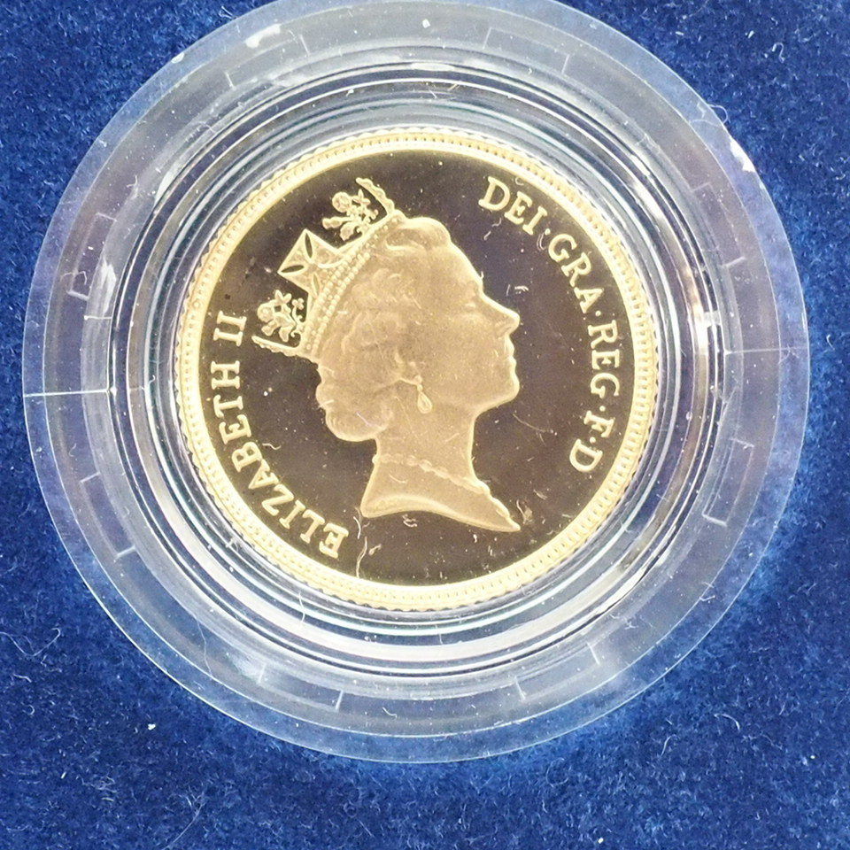 1985年 英国 | 金貨 エリザベス2世 ソブリン プルーフ 0 JCC ジャパン