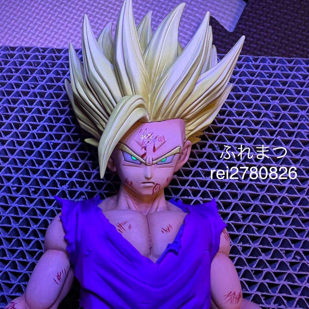 ドラゴンボール フィギュア リペイント 孫悟飯 原作カラー 一番くじ