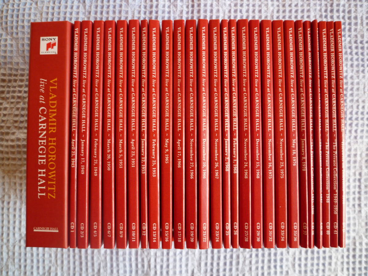 ホロヴィッツ・ライヴ・アット・カーネギー・ホール（41CD＋DVD