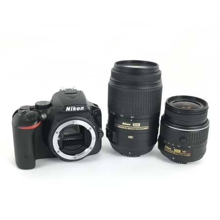 豊富な，爆買い Nikon D5500 デジタル一眼レフカメラ 18-55mm 55-300mm ダブルズームキット Y6235589(ニコン)｜売買されたオークション情報、yahooの商品情報をアーカイブ公開 - オークファン ニコン