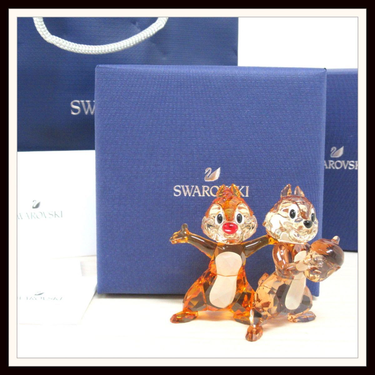 廃版☆チップとデール SWAROVSKI スワロフスキー Chip＆Dale